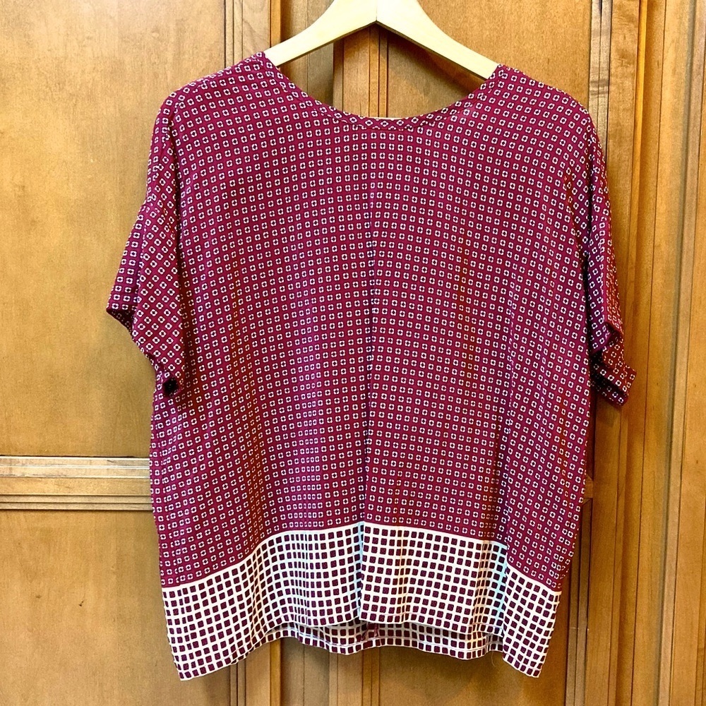 Madewell silk Premiere blouse